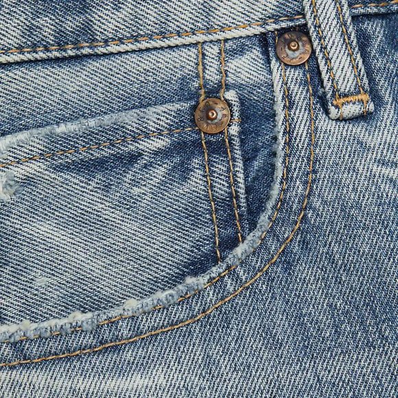 NEW Moussy Vintage Women's Size 28 (4-6) Upland Distressed Denim Shorts, NWT - Picture 7 of 7